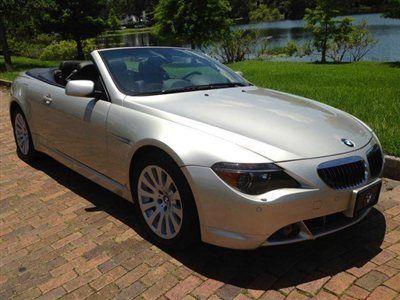 L@@k 2005 bmw 645 convertible with under 46,000 miles**navigation**heated seats*