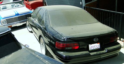 1996 chevrolet impala ss super sport 5.7 black california car 84,000 orig miles