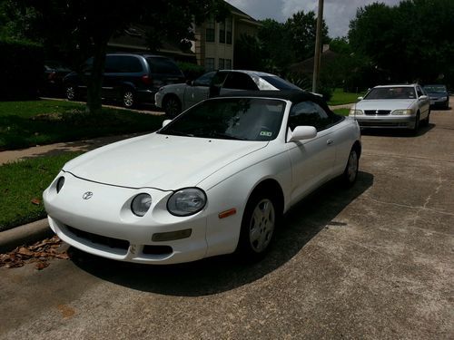 1996 toyota celica gt, convertible. 5 speed manual