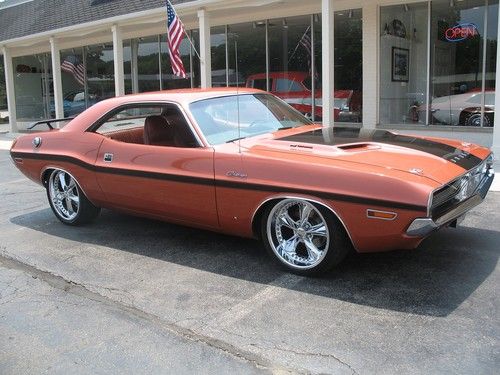 1970 dodge challenger rotisserie restored 340 pistol grip 4 speed foose wheels