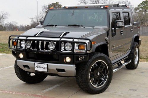 2008 hummer sut, navigation, leather, rear entertainment, 22 wheels