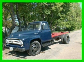 53 ford 1 &amp; 1/2 ton truck 5 speed manual flathead v8 no reserve