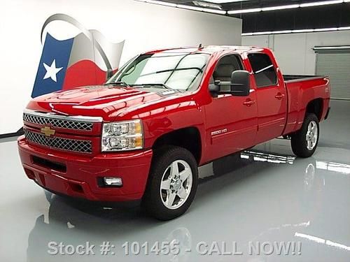 2012 chevy silverado 2500hd ltz crew z71 4x4 diesel 65k texas direct auto