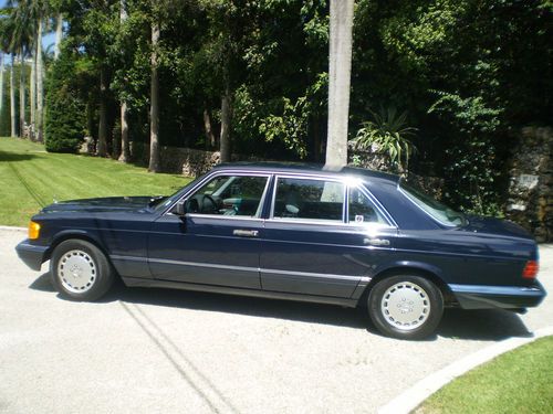 1991 mercedes 560 sel one owner only 79 k miles pristine condition rare color