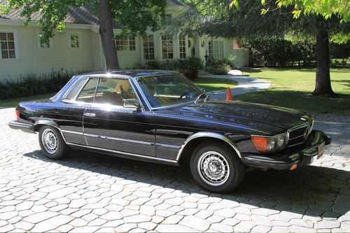 1980 mercedes 450 slc black