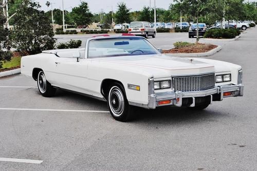 Absolutly beautiful 1976 cadillac eldorado convertible right colors simply sweet