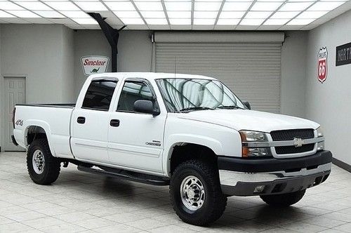 2004 chevy 2500hd diesel 4x4 ls crew cab texas truck