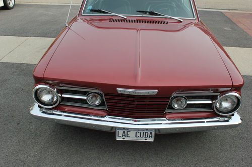 1965 plymouth 2-door original "spanish red" 273 cu. v-8/3 speed barracuda