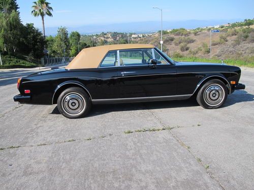 1988 rolls royce corniche ii convertible 46k miles one owner no reserve auction