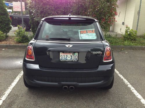 2008 black mini cooper s (loaded)