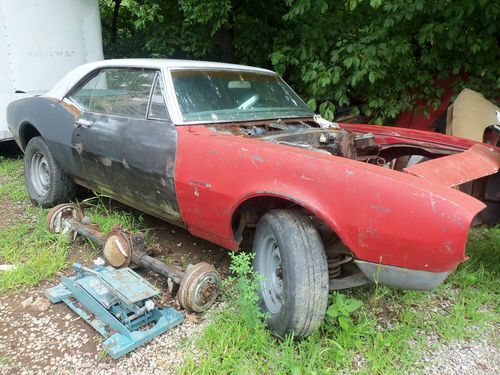 1967 chevrolet camaro - project car - ready to assemble