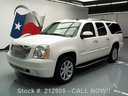 2007 gmc yukon xl denali awd sunroof nav dvd 20's 22k! texas direct auto