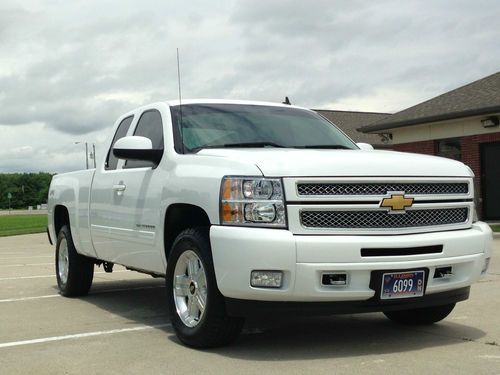 2012 chevrolet silverado 1500 lt extended cab pickup 4-door 5.3l z71 4x4