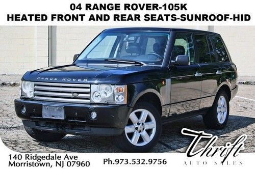 04 range rover-105k-heated front and rear seats-sunroof-hid