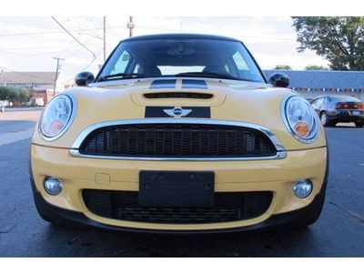 2009 MINI COOPER S SUPERCHARGED Hatchback AUTOMATIC A/C YELLOW BLACK LEATHER, image 2