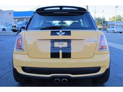 2009 MINI COOPER S SUPERCHARGED Hatchback AUTOMATIC A/C YELLOW BLACK LEATHER, image 5