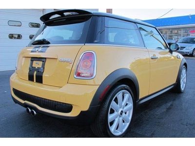 2009 MINI COOPER S SUPERCHARGED Hatchback AUTOMATIC A/C YELLOW BLACK LEATHER, image 6
