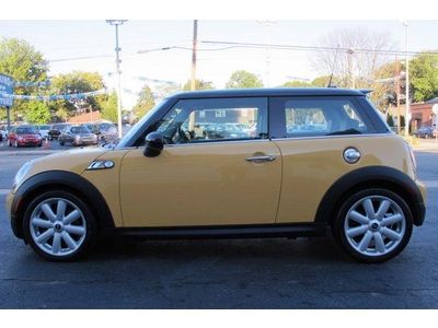 2009 MINI COOPER S SUPERCHARGED Hatchback AUTOMATIC A/C YELLOW BLACK LEATHER, image 8