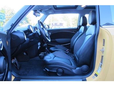 2009 MINI COOPER S SUPERCHARGED Hatchback AUTOMATIC A/C YELLOW BLACK LEATHER, image 11