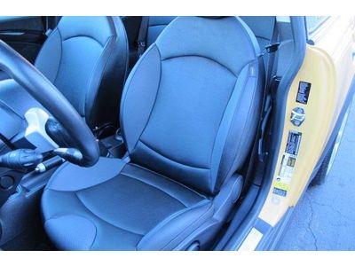 2009 MINI COOPER S SUPERCHARGED Hatchback AUTOMATIC A/C YELLOW BLACK LEATHER, image 12