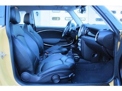 2009 MINI COOPER S SUPERCHARGED Hatchback AUTOMATIC A/C YELLOW BLACK LEATHER, image 17