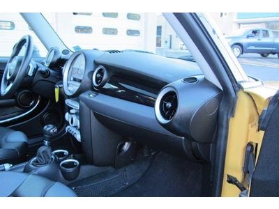 2009 MINI COOPER S SUPERCHARGED Hatchback AUTOMATIC A/C YELLOW BLACK LEATHER, image 22