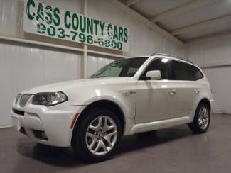 2007 bmw x3 3.0si awd white tan 1 owner panoramic 94000 miles premier sport