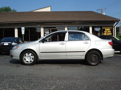 No reserve 2004 toyota corolla ce sedan 1.8l 4-cyl auto runs great nice!