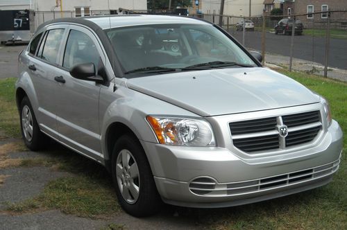2007 dodge caliber 2.0l silver with gray interior runs great