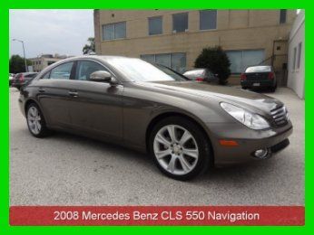 2008 cls550 navigation keyless entry and start clean carfax top options