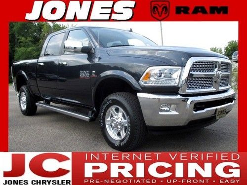 New 2013 ram 2500 4wd crew cab laramie diesel msrp $60665 maximum steel metallic