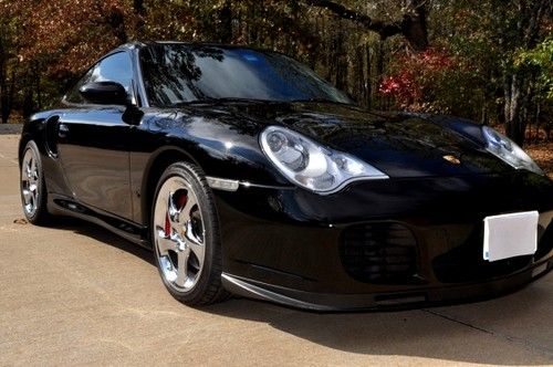 2001 porsche 911 turbo  tiptronic mint condition black on black