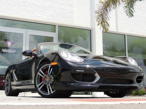 Florida 1 owner garage kept boxster rs spider pdk black tan sport chrono 8k mile