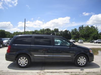 Brand new sleek dark blue 2013 chrysler town &amp; country touring