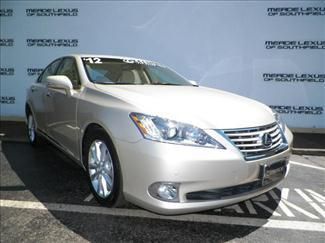 2012 es 350 one owner,navigation,loaded,low miles,certified