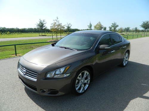 2012 nissan maxima 3.5 sv sport sedan sun roof leather only 10k -- free shipping