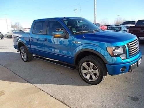 2012 ford f-150 fx4 4wd crew cab pickup 4-door 5.0 - 1 owner - rare color!!!!