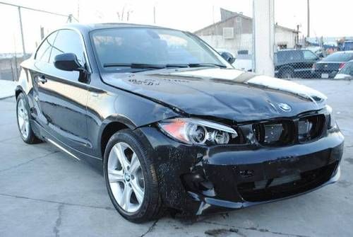 2012 bmw 128i coupe damaged salvage runs!! economical loaded only 2k miles l@@k!