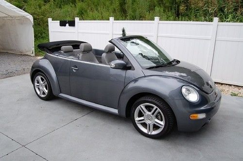 Warranty 2004 vw beetle gls turbo 5 speed manual alloy convertible 31 mpg 04