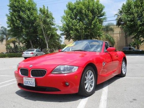 2005 bmw z4 2.5i, loaded, guaranteed 6 speed manual 2-door convertible