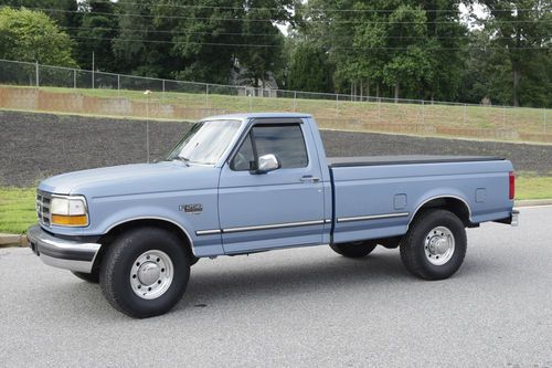 1996 ford f250 xlt standard cab pickup 2-door 7.3l diesel low miles chip exhaust