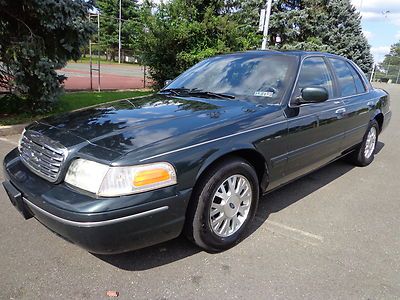2003 ford crown victoria v-8 auto clean carfax 94k org mi leather no reserve