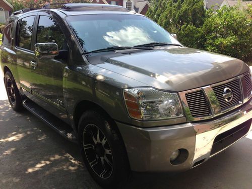 2006 nissan armada le navigation rear view camera, chrome