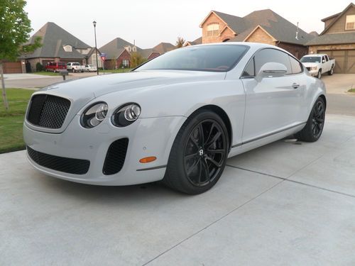 2010 bentley continental gt supersports, cpo warranty, 621 hp- w12, low miles