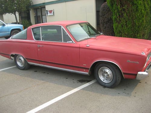 1966 plymouth barracuda base 4.5l (v8)