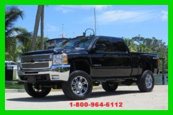 2009 chevrolet 2500 4x4 ltz lifted tuned sunroof, nav, rear window,backup camera