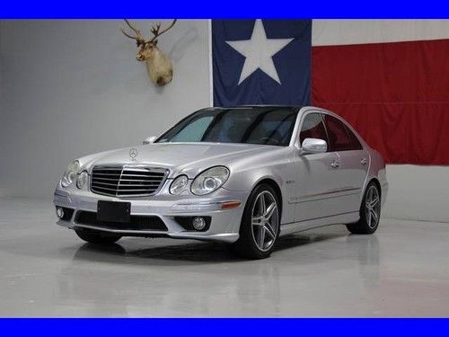 2007 mb e63 amg 1-owner pano roof  push start  nav  carfax must see
