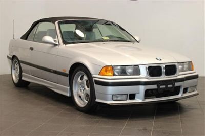 1999 bmw m3 convertible manual silver black top harman/kardon m-contour ii rims