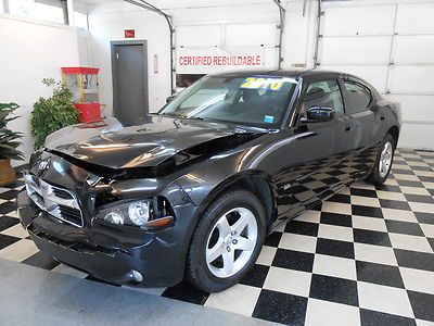 2010 dodge charger sxt 56k no reserve salvage rebuildable