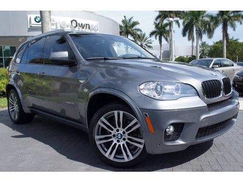 2012 bmw x5 3.5i m sport certified pre owned,tech,1 owner,clean carfax,florida!!